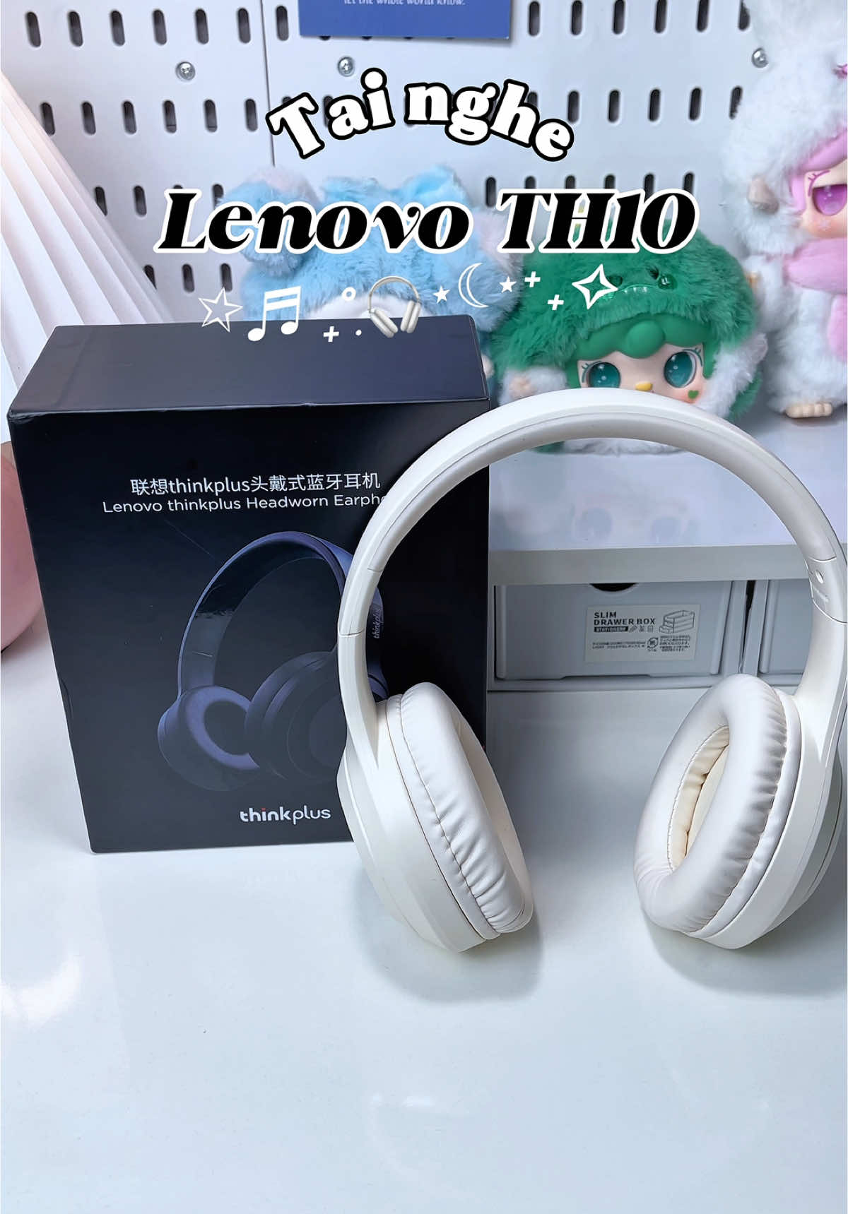 Tai nghe chụp ảnh xinh lắm á 😍😍 #tainghe #tainghekhongday #tainghebluetooth #lenovo #lenovoth10 #dodientu #docongnghe #unboxingvideo#unboxingvideoforyoupage #xuhuong #review #muataitiktok #fypシ゚ #viral 