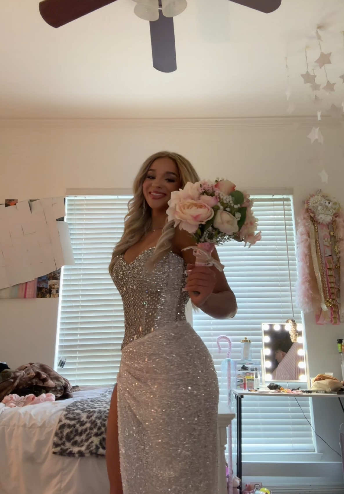 pretty woman in a ballgown #prom #promtransition #senior 