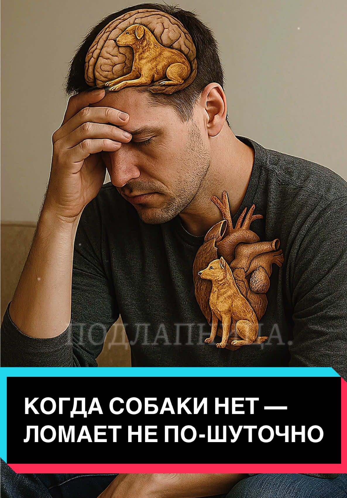 Учёные доказали: связь с собакой — это не просто любовь. Это настоящая зависимость. А разлука с ней может вызывать симптомы, как при ломке. Не грусть. Настоящий обрыв. Без лап рядом даже воздух другой. А ты зависим от своей собаки? #собака #пушистаяломка #собачникипоймут #жизньссобакой #подлапница 