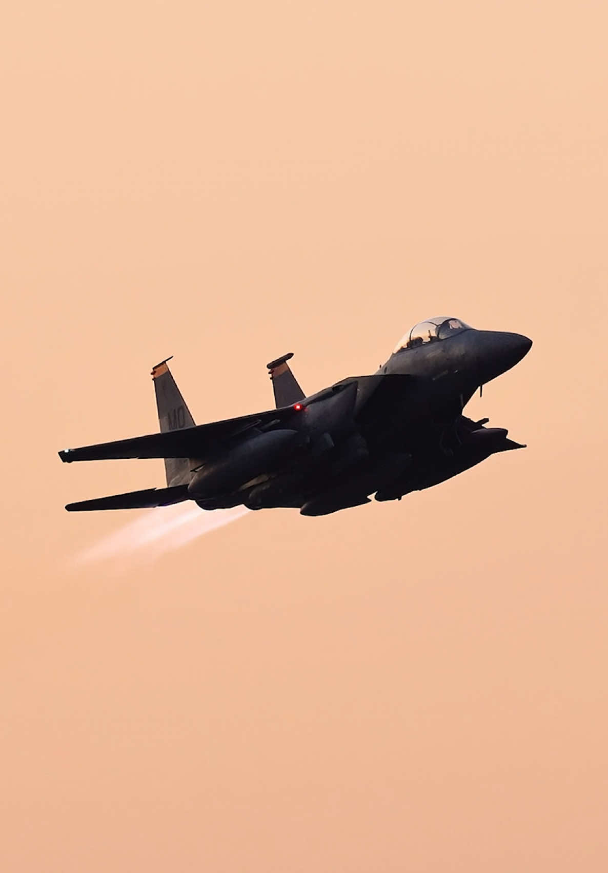 F-15’s perform incredible afterburner departures! #usaf #eagle #f15 #military #aviation #planespotting #fyp #foryoupage