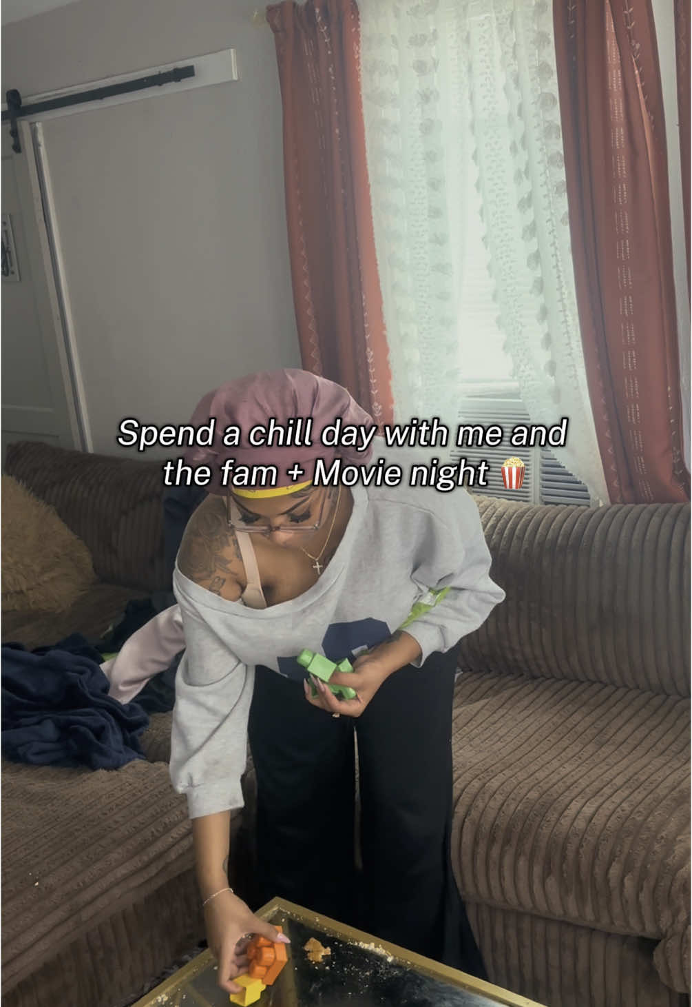 Movie night ☺️🍿 #fyp #fypシ #foryoupage #Vlog #sahm #movie 
