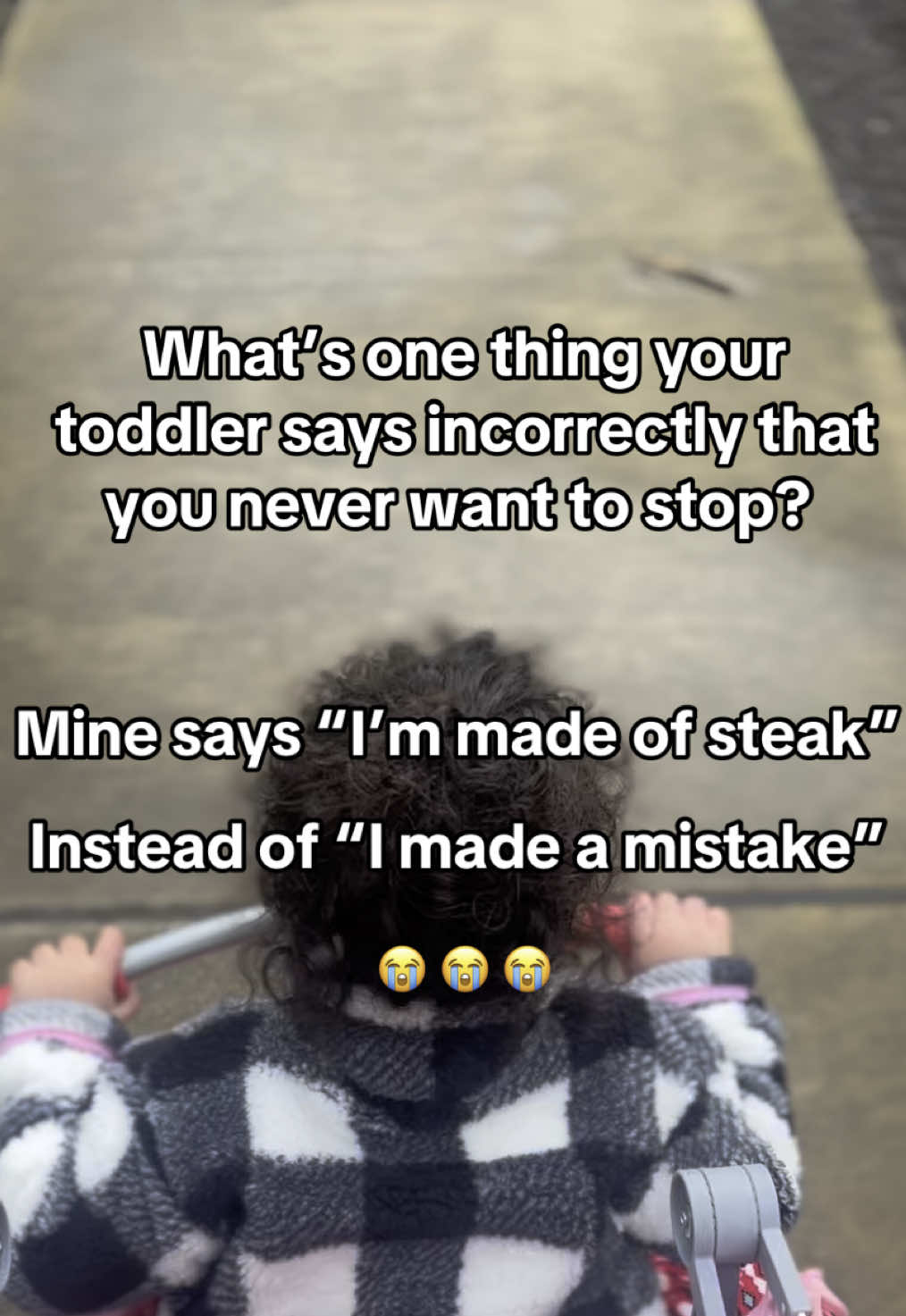 My sweet confused girl 🥩😭  #momlife #toddlersoftiktok #toddlermom #kidsoftiktok #momtok 