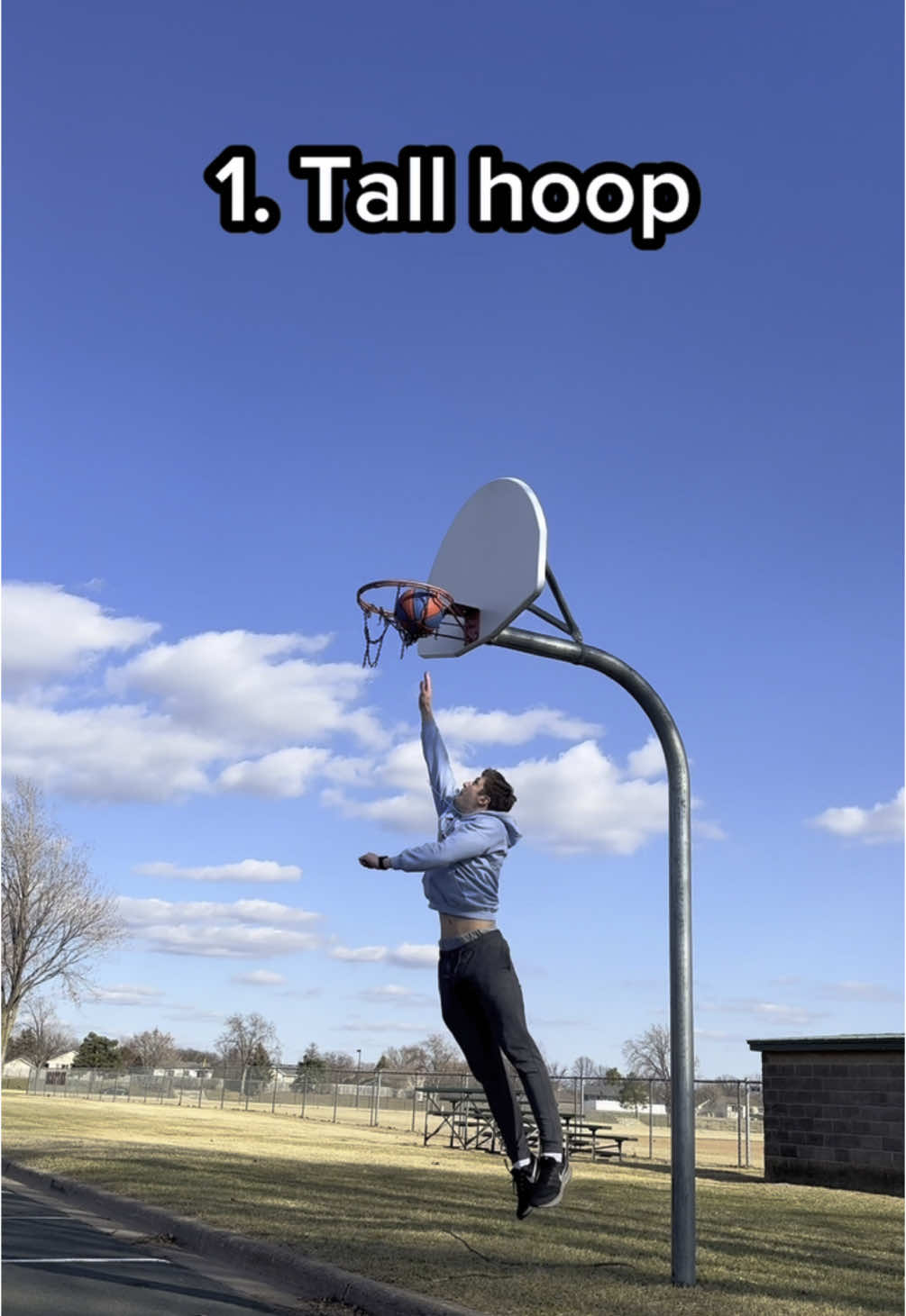 Which basketball hoop is worse? #basketball #hoops #sports #fyp 