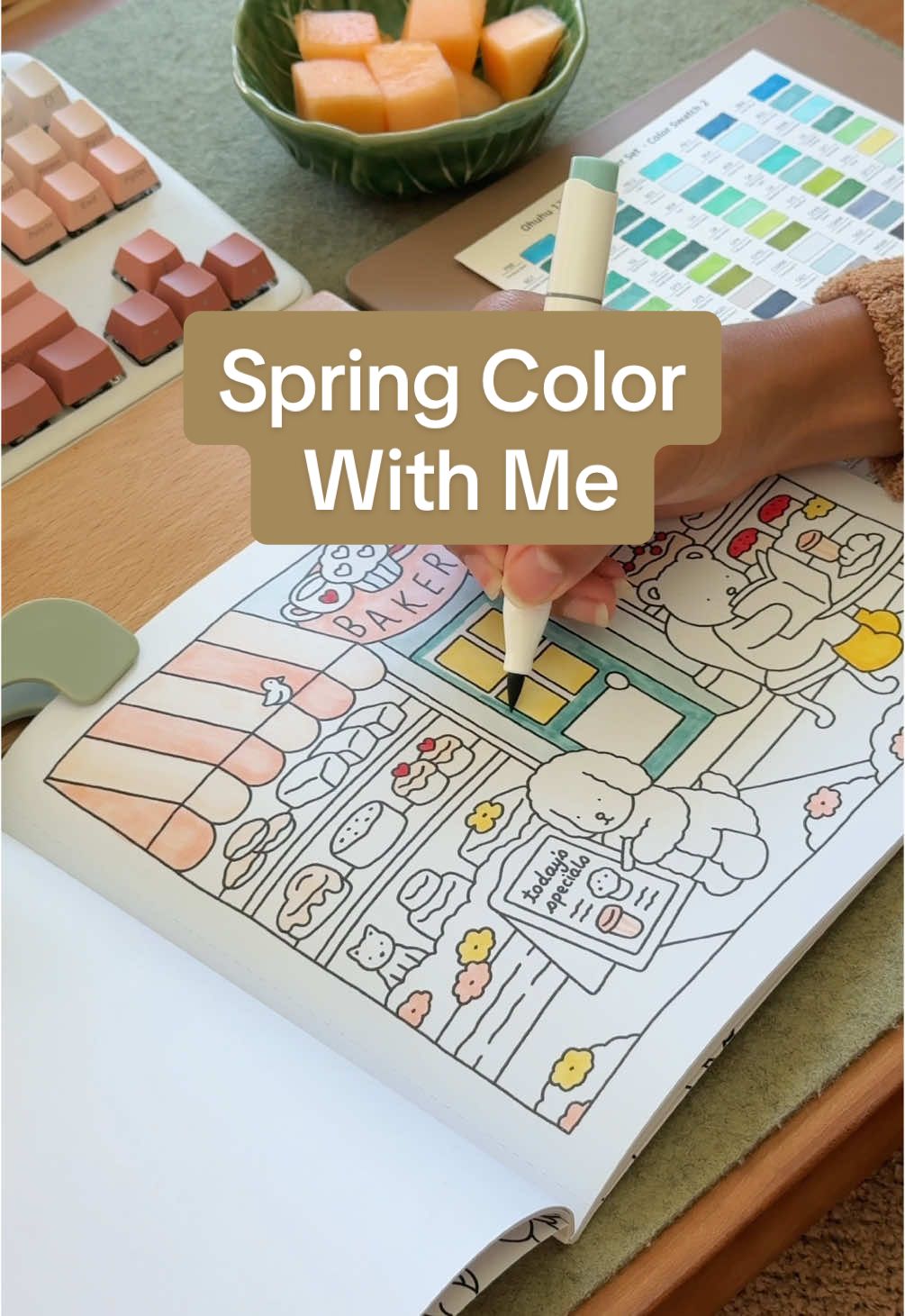 i’ve been having so much fun with adding more detail to my coloring pages lately🌷 using my fav @bobbiegoods book! #colorwithme #coloring #adultcoloringbook #adultcoloring #cozyhobbies #cozytok #cozyhobbyideas #hobbies 
