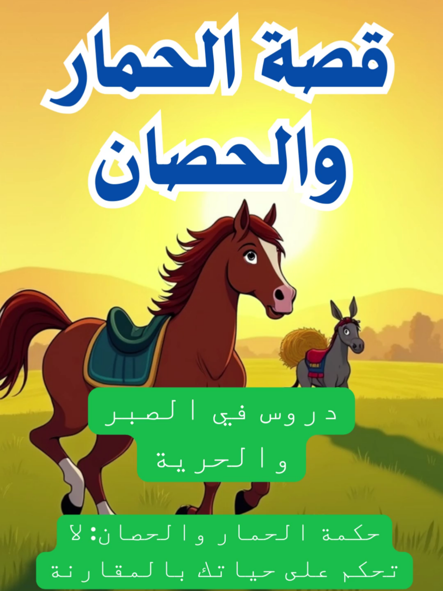 قصة الحمار والحصان قصة الحمار والحصان #حكمة_اليوم #قصة_ملهمة #الصبر #الحياة #قوة_التحمل #التوازن_في_الحياة #حكمة #تعلم قصة قصيرة تحمل رسالة عميقة عن معنى العمل والصبر، بين حمارٍ يشعر بثقل المسؤولية، وحصانٍ يركض بحرية، ليكتشف كلٌ منهما أن لكل مخلوق دوره الفريد في الحياة. هل نحتاج حقًا للمقارنة؟ أم أن لكل واحدٍ منا قيمته الخاصة؟ قصة الحمار والحصان: دروس في الصبر والحرية  ماذا لو كان لكلٍ منا دوره الخاص؟ قصة ملهمة  الفرق بين العمل والحرية: حكاية الحمار والحصان  كيف نجد المعنى في مسؤولياتنا؟ قصة مؤثرة  درس في الحياة من حيوانين مختلفين تمامًا  #حكمة_اليوم #قصة_ملهمة #الصبر #الحياة #قوة_التحمل #التوازن_في_الحياة #حكمة #تعلم #الحرية #قصص_قصيرة #القناعة #العمل #قصة_ملهمة #حكمة_اليوم #قوة_التحمل #الحرية #قصص_قصيرة #التوازن_في_الحياة #تعلم #الصبر #الحياة #قصصقصة ملهمة, قصص قصيرة, حكمة اليوم, قوة التحمل, الصبر, الحرية, العمل, دروس في الحياة, قصص للأطفال, حكايات قصيرة, التوازن في الحياة, القناعة, النجاح, تطوير الذات, دروس مستفادة, قصص تحفيزية, قصص معبرة, تعلم, مسؤولية, العمل الجماعي في هذه القصة المؤثرة، يلتقي الحمار المتعب بالحصان الحرّ في حوار مليء بالحكمة حول الفرق بين المسؤولية والحرية. كيف يرى كل منهما دوره في الحياة؟ وهل المقارنة تجعلنا أكثر رضا أم تعاسة؟ هذه القصة تلهمنا لنفهم أن لكل كائن دوره وقيمته الخاصة، وأن العمل ليس عبئًا بل جزءًا من وجودنا.  شاهد القصة حتى النهاية واكتشف كيف يمكن للحمار أن يجد السعادة في دوره، وكيف يمكننا جميعًا أن نتعلم من هذه الحكمة البسيطة!  ✅ لا تنسَ الإعجاب 👍 والاشتراك في القناة 🔔 لدعم المحتوى الهادف!  هل العمل عبء أم رسالة؟ قصة قصيرة وملهمة  حكمة الحمار والحصان: لا تحكم على حياتك بالمقارنة  دروس عميقة من الحيوانات: ماذا يمكن أن نتعلم؟  كيف تتقبل مسؤولياتك بسعادة؟ قصة مؤثرة القوة ليست فقط في الحرية، بل في الصبر أيضًا #قصة_تحفيزية #الرضا_بالحياة #تطوير_الذات #قصص_للكبار #التوازن_النفسي #إلهام #قصص_هادفة #دروس_حياتية #معنى_الحياة #فلسفة_العيش #قصة_ملهمة #حكمة_اليوم #تطوير_الذات #قوة_التحمل #قصص_تحفيزية #الصبر #العمل #النجاح #دروس_حياتية #قصصقصة قصيرة, قصة تحفيزية, حكمة اليوم, تطوير الذات, قوة التحمل, الرضا بالحياة, التوازن النفسي, قصص ملهمة, قصص قصيرة مؤثرة, دروس في الحياة, النجاح, الإيجابية, كيف أكون سعيدًا, عدم مقارنة النفس بالآخرين, الحياة البسيطة, كيف أقبل نفسي, الثقة بالنفس, دروس مستفادة, فلسفة العيش, مسؤولية الإنسان
