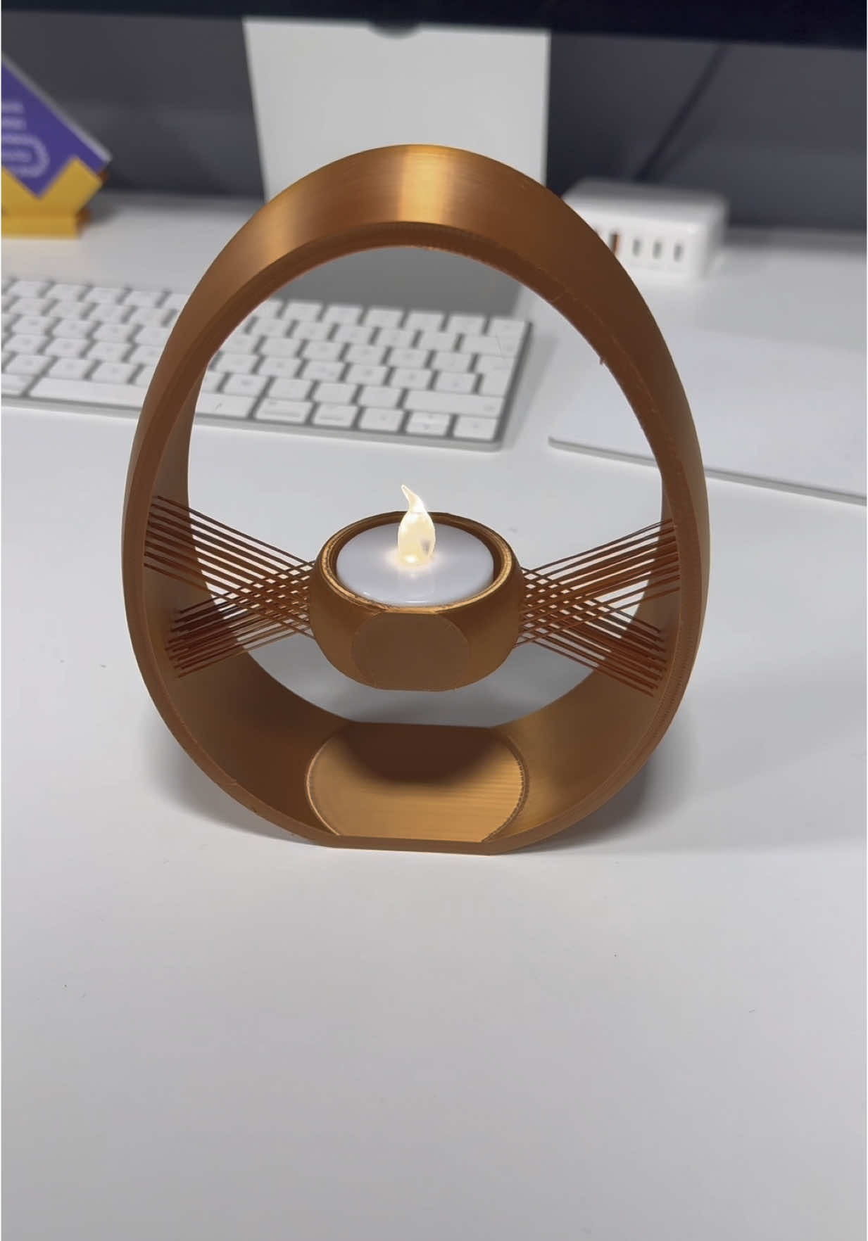 Innovative candle holder design 🕯️ #shorts #3dprinting #DIY 