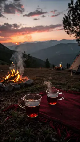 Beneath the Moment 🌙☕️☕️ #nature #relax #sunset #moment #dark 