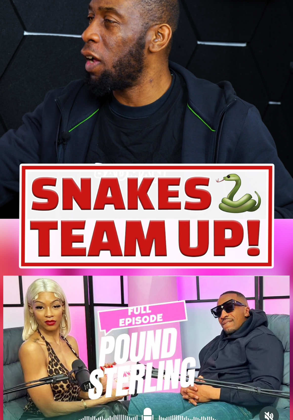 Chronik - Snakes 🐍 Team Up… #fyp #foryou #theshizzioshow #chronik #youngspray #rtm #rtmpodcast #icecream #winnerstalkingpodcast #poundsterling #enemy #strength #snake #snakes #drama #podcasts 