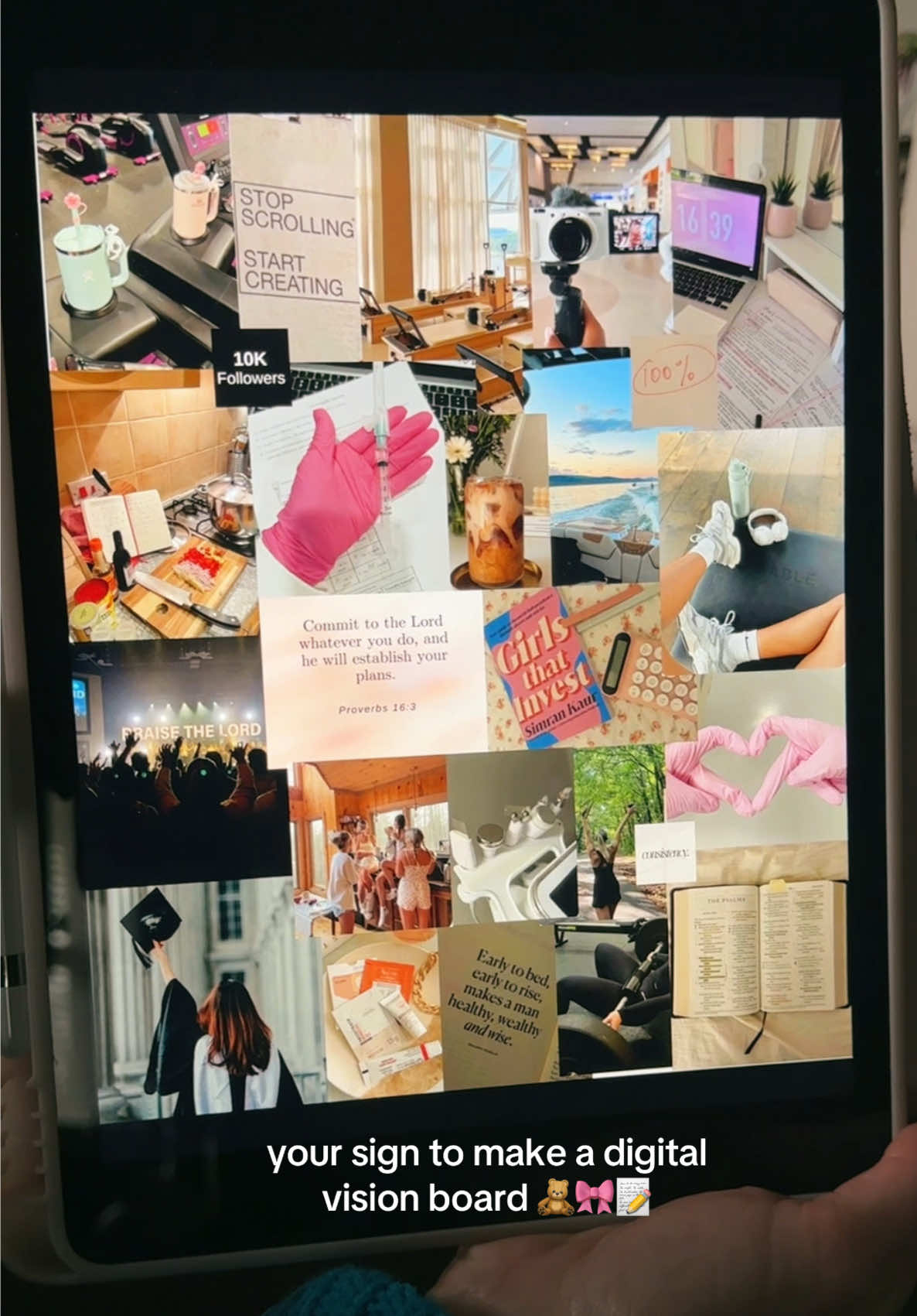 this was so much fun! & such a good reminder to set goals :’) #visionboard #2025goals #contentcreator #nursingstudent #graduation #creatorsearchinsights 