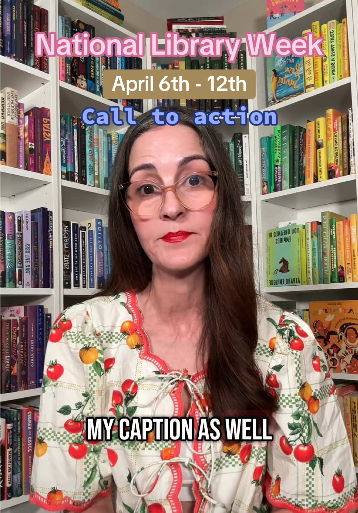 📚 ACTION ITEMS FOR NATIONAL LIBRARY WEEK 📚 April 6th - 12th marks National Library Week and if we don't defend our libraries, it could be out last. I can not imagine a world without libraries, so here are some action items you can take this week: Easy action items you can take this week-- -like, comment and share this post! -Make sure EVERY member of your household has a library card; make sure all your friends and family have one, too -Sign up anyone you know who doesn't have a library card -Check out a book or two from your libraries -Find your local Friends of the Library and find out how you can get involved -Donate to your local library if you can If you have more time-- -Check out who is on your Library Board: are there empty seats that need to be filled? -Call your local, state and federal officials and tell them to PROTECT OUR LIBRARIES --Go to SaveIMLS.org and take action --Write an editorial for your local newspaper highlighting your library's importance in community and community building, supporting intellectual freedom and the grave threat to libraries. Where else can you take action? --Follow Kelly Jensen's book banning work on @book riot closely and speak up when your community is affected --@everylibrary has action items and petitions you can fill out --United Against Book Bans  --Florida Freedom to Read --Texas Freedom to Read --Moms4Libros --@Rachel Hannah📚 speaks up and advocates locally and is an inspirational resource --@ad astra ✨ BookTok is always giving us action items around reading, libraries and publishing #nationallibraryweek #librarylove #IMLS #BookTok #booktokcommunity