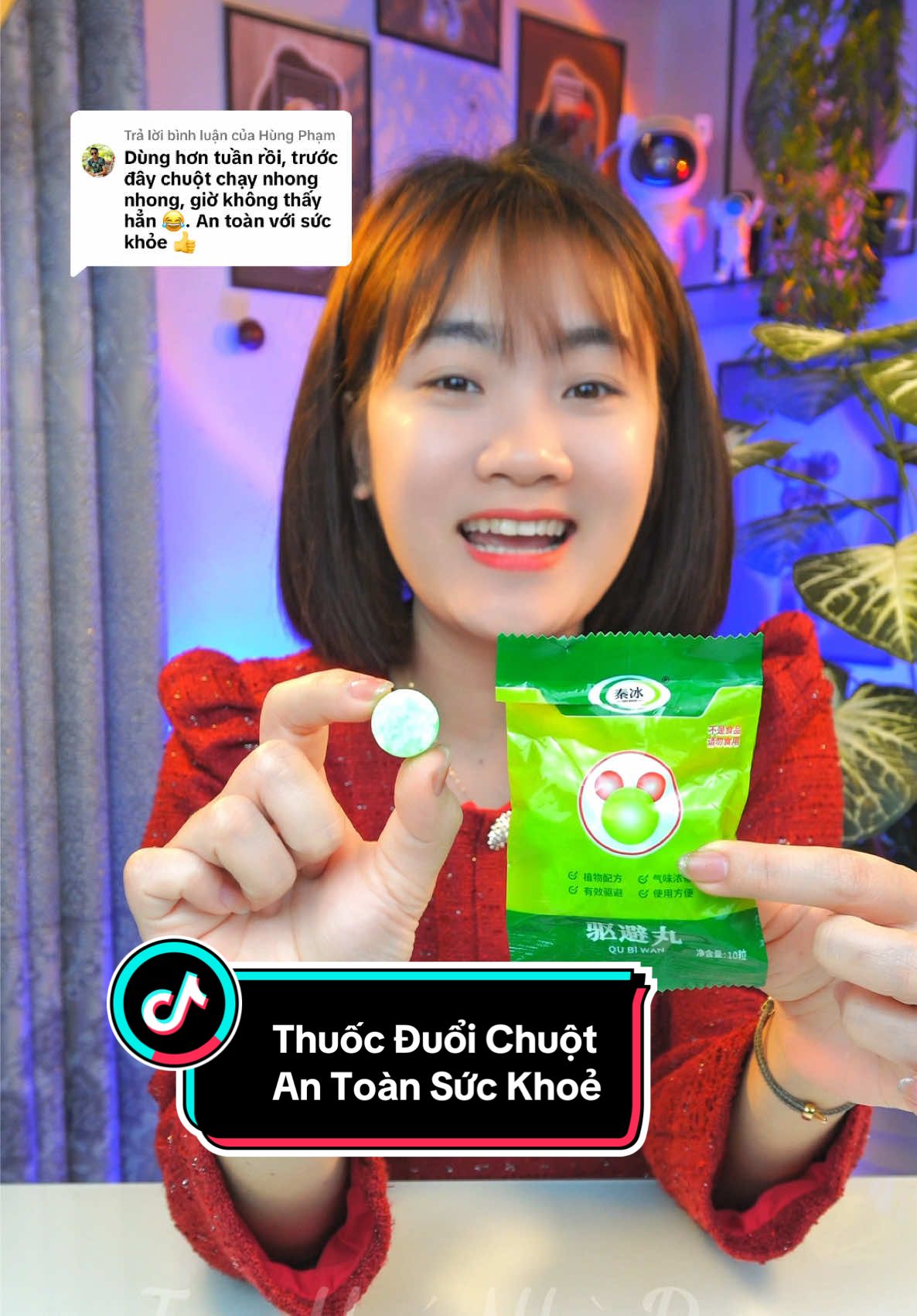 Trả lời @Hùng Phạm  Thuốc đuổi chuột dạng viên nén, an toàn sức khoẻ #taphoanhapao #saleluongve #thuocduoichuot #thuocdietchuot #baychuot #batchuotdong 