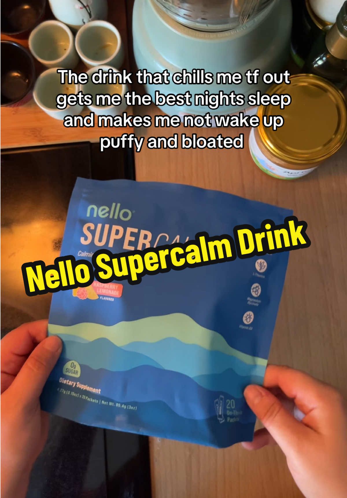 I love my calming cocktail @Drink Nello #nellosupercalm #nello #tiktokmademebuyit 
