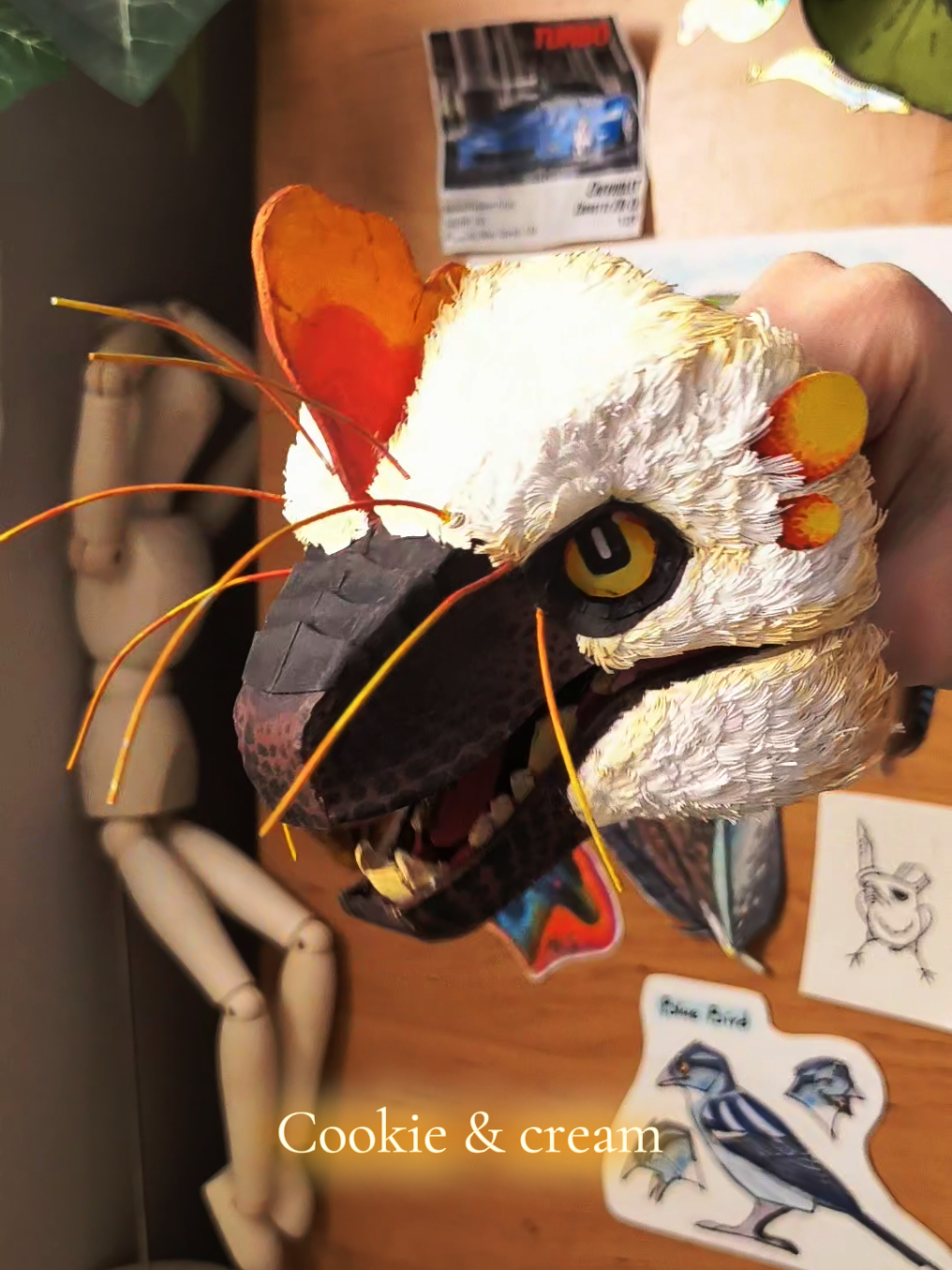 🥰 #paperdragons #russiandragonpuppet #dragonpupet #puffwump 