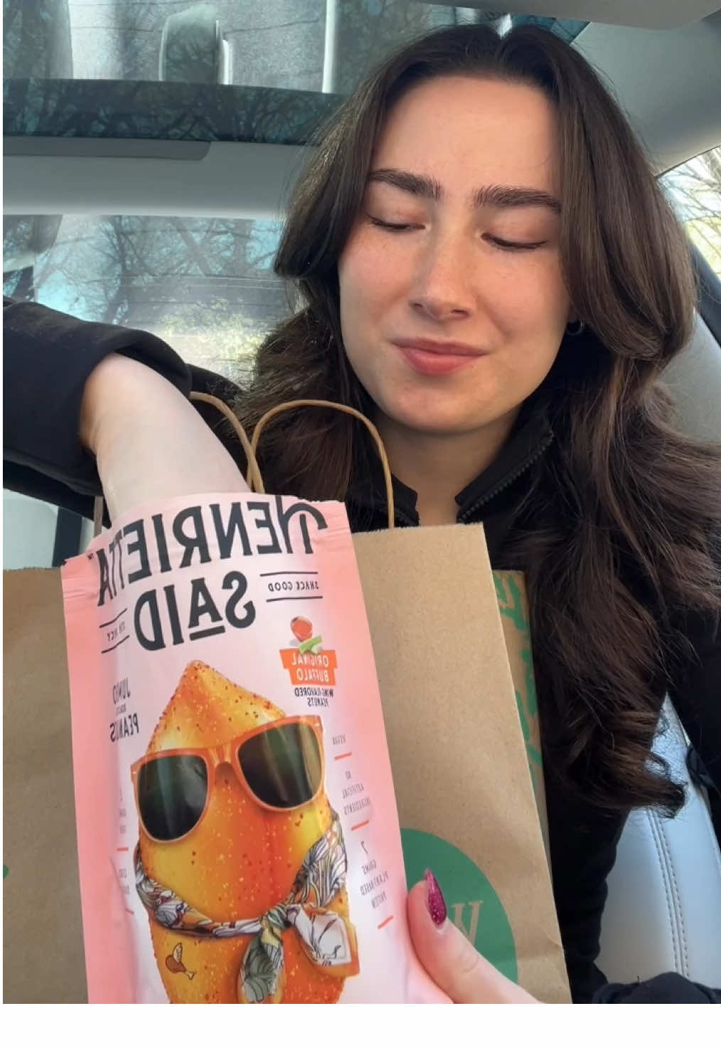 Come shopping at @Whole Foods Market with me to try the bold, scandalous, and spicy peanuts from @Henrietta Said ❤️‍🔥🥜 #ad #henriettasaid #vegan #glutenfree #henriettasaidpartner 