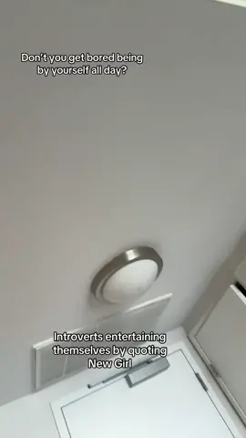 The short answer is no. No I don’t get bored by myself #newgirl 