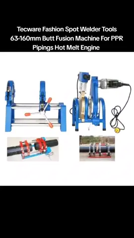 #Tecware Fashion Spot Welder Tools 63-160mm Butt Fusion Machine For PPR Pipings Hot Melt Engine 