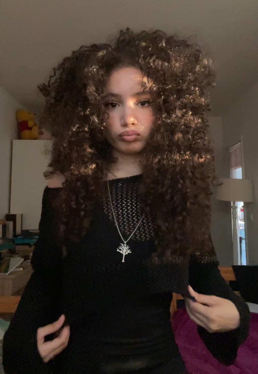 If u want me #fyp #curlyhair #09 