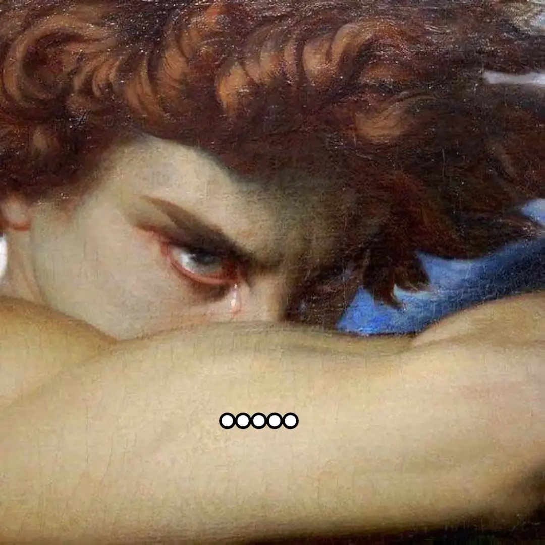 The Fallen Angel January 9, 2019 The painting of Lucifer after being expelled from heaven by the rebels against God, created by the artist Alexandre Cabanel demonstrating that Lucifer is the most beautiful angel of all the angels. Lucifer hid his face and whispered tears, he does not want to show the pain that he is passing in front of the other angels are giving wings in the sky. Thus, the emotional expression of Lucifer can be shown and the movement in the eye full of anger, hatred and resentment 