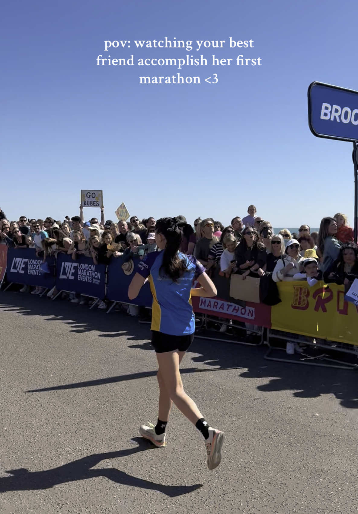 biggest inspo ❤️ @eves🪩 so proud x #fyp #foryoupage #brightonmarathon #marathon #runner #Running #brighton 