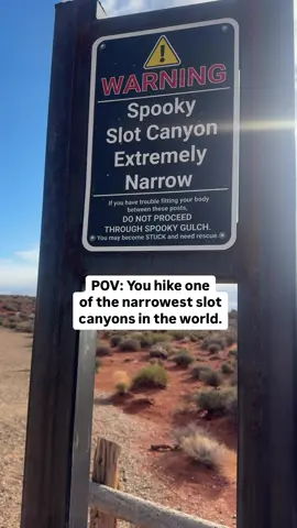 This is the Peekaboo and Spooky Slot Canyons located in Grand Staircase-Escalante along the famous Hole in the Rock Road. KNOW BEFORE YOU GO: 🛻The Hole in the Rock Road is notoriously rough with a lot of wash boards and rapidly changing conditions.  Check with the local BLM office for current conditions. ☔️Never hike a slot canyon if there is a chance of rain due to flash flood risks. 🗺️There are two trailhead options, 1) The Upper Fork and 2) The Lower Fork.  You can take a few routes with the shortest being about 3 miles and the longest being 6 miles. 🔄 Travel the slots clockwise starting by entering Peekaboo and exiting out Spooky. 🧗‍♀️To enter Peekaboo there is a bit of a scramble up to enter.  There are some Moqui steps and this climb can often be done unassisted.  If you are with a group you can assist each other and potentially use a hand line.  If you’re of shorter stature might not want to do this one alone. 🥾Peekaboo slot is about .3 miles and Spooky slot is about .6 miles in length. 🚨The narrowest portion is only 10 inches wide.  At the trailhead there are two posts where you can check to ensure you can navigate through the slot canyon. 👉And of course, practice leave no trace principles while visiting these amazing places. Southern Utah Hiking and Outdoor Adventure #southernutah #stgeorgeutah #Hiking #utahhikes #utah #slotcanyon #escalante 
