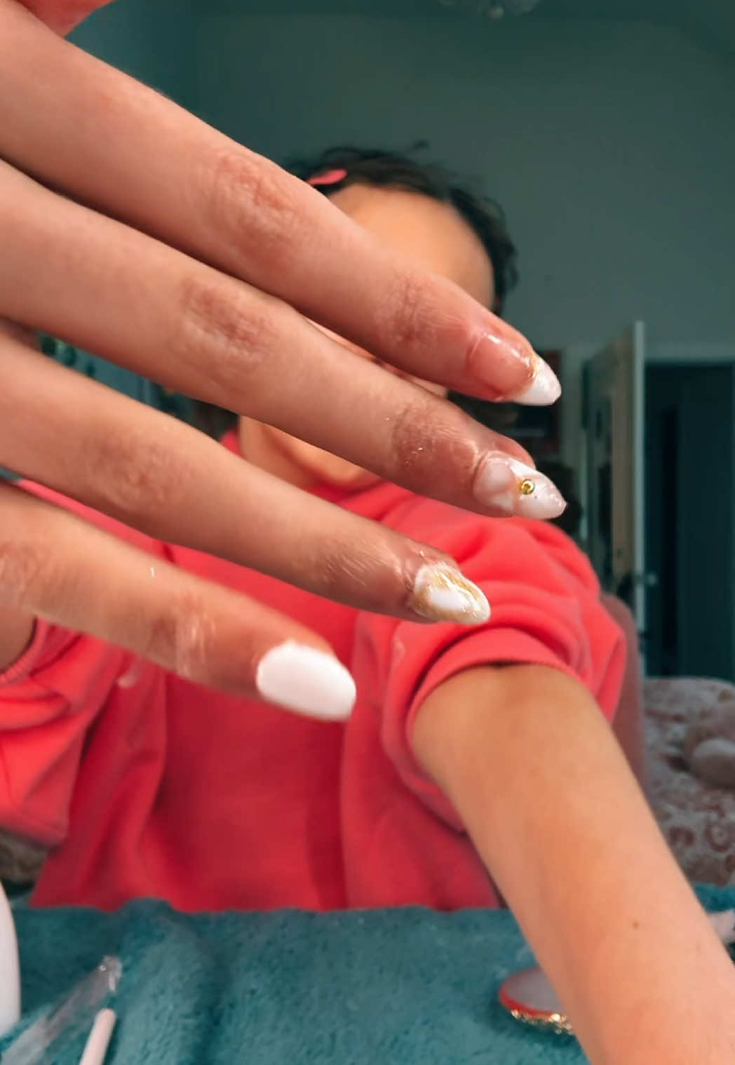 I might redo these actually  #fyp #viral #trending #trendingvideo #nailart #nailinspo #xyzbca 