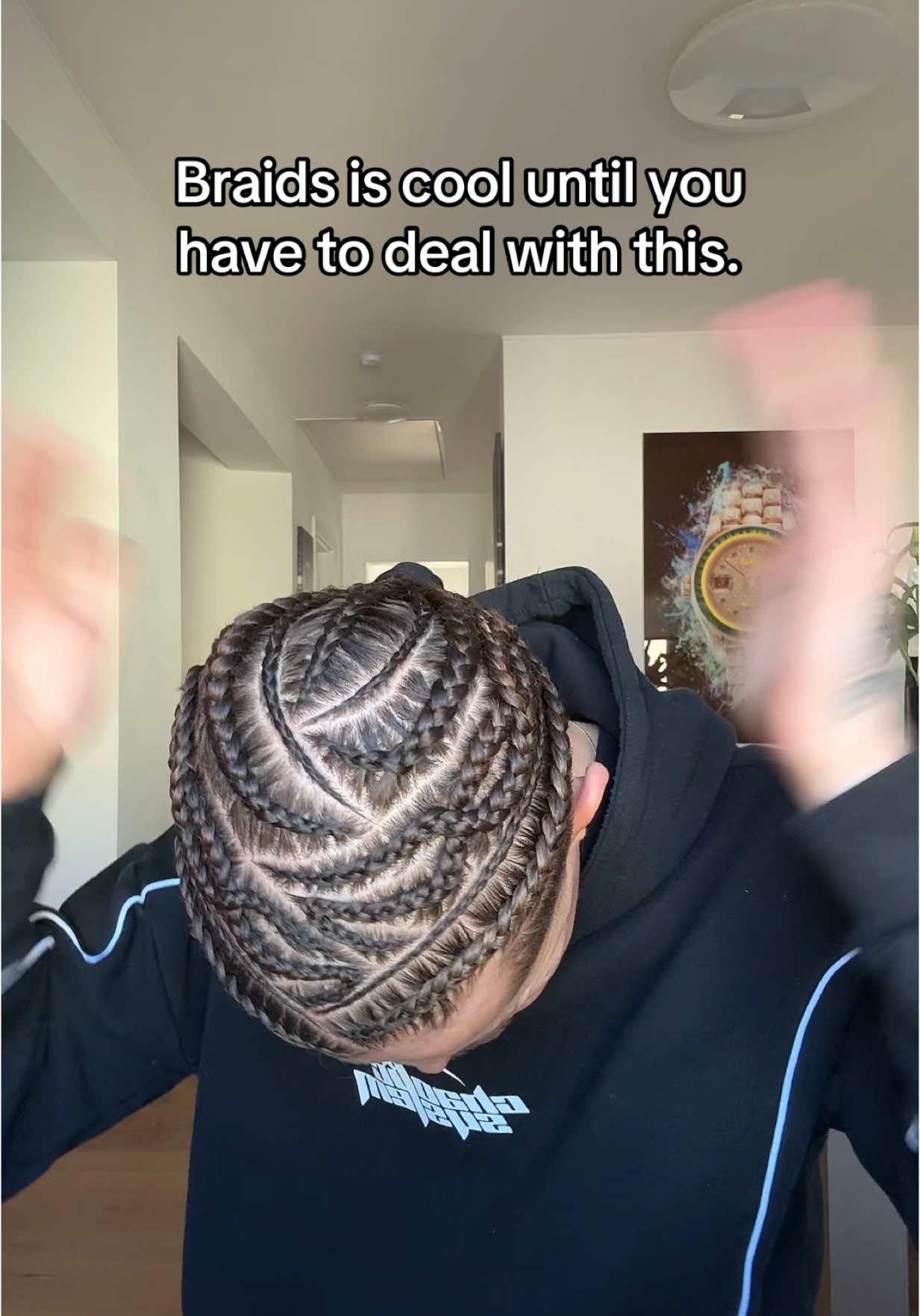 Day 3 with braids and I’m already losing it 😭#fyp#braids#cornrows#hair#foryoupage#foryou