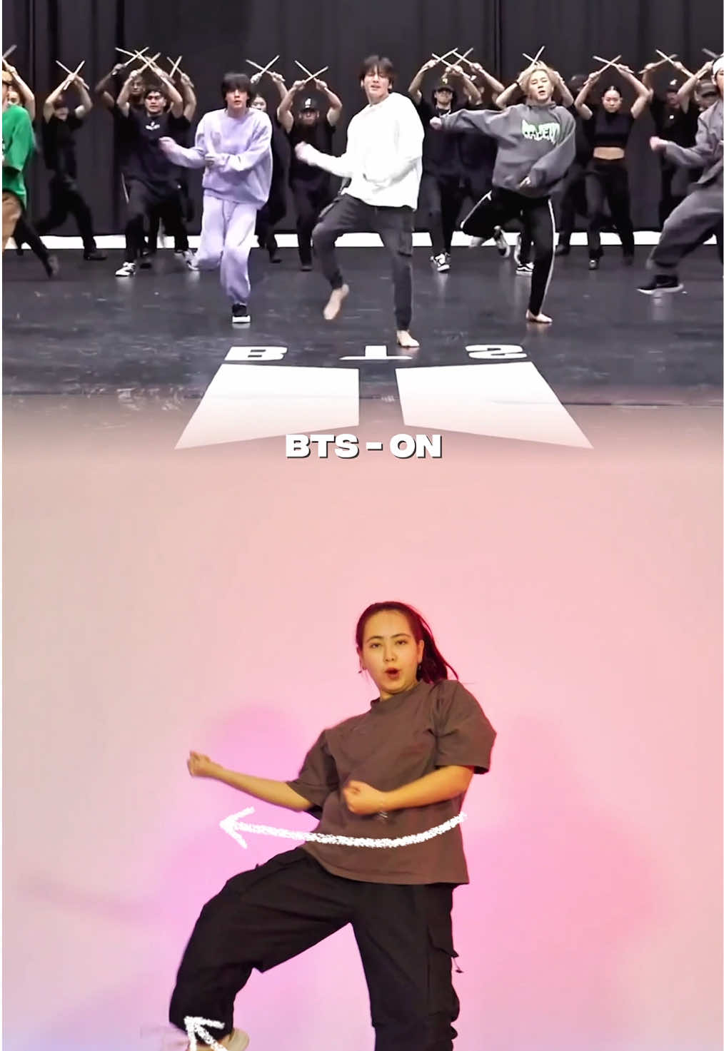 BTS-ON | K-POP DANCE TUTORIAL #bts #on #kpop #dancetutorial #kpopchallenge 
