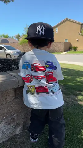 it’s his world ⚡️ #babiesoftiktok #toddlersoftiktok #babyootd #cars #elisworld 