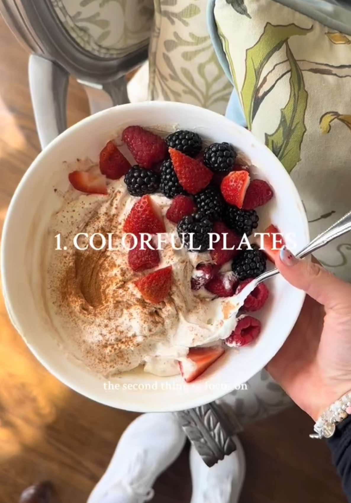 DAY 6/18 DAYS OF WELLNESS💌 here are 2 healthy habits to get you started on your health & wellness journey right away🩷 1. COLORFUL PLATES🌷🍌🍓🍋     plates that focus on color typically mean you’re eating lots of fruits & vegetables which is so important to incorporate into your everyday eating habit. It keeps you fuller for longer, gives you nourishment, & energizes you! 2. MOVMENT YOU ENJOY🥰🥰      whatever fitness activity you do for your body that you love doing & look forward to doing is so important! if you don’t like the things you do, why would you want to keep it as a habit & a part of your lifestyle? #pilates #wellness #wellnesstips #wellnessjourney #wellnesstok #wellnesshub #wellnessroutine #wellnesstiktok #wellnessadvice #wellnessrituals  