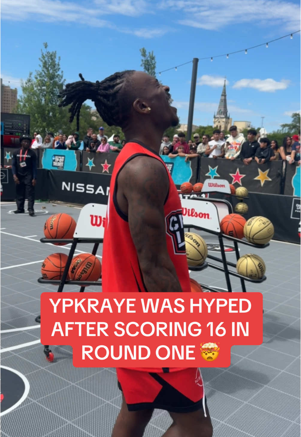 YPKRaye went OFF to advance to the championship round! 🔥 #ypkraye #basketball #foryou 