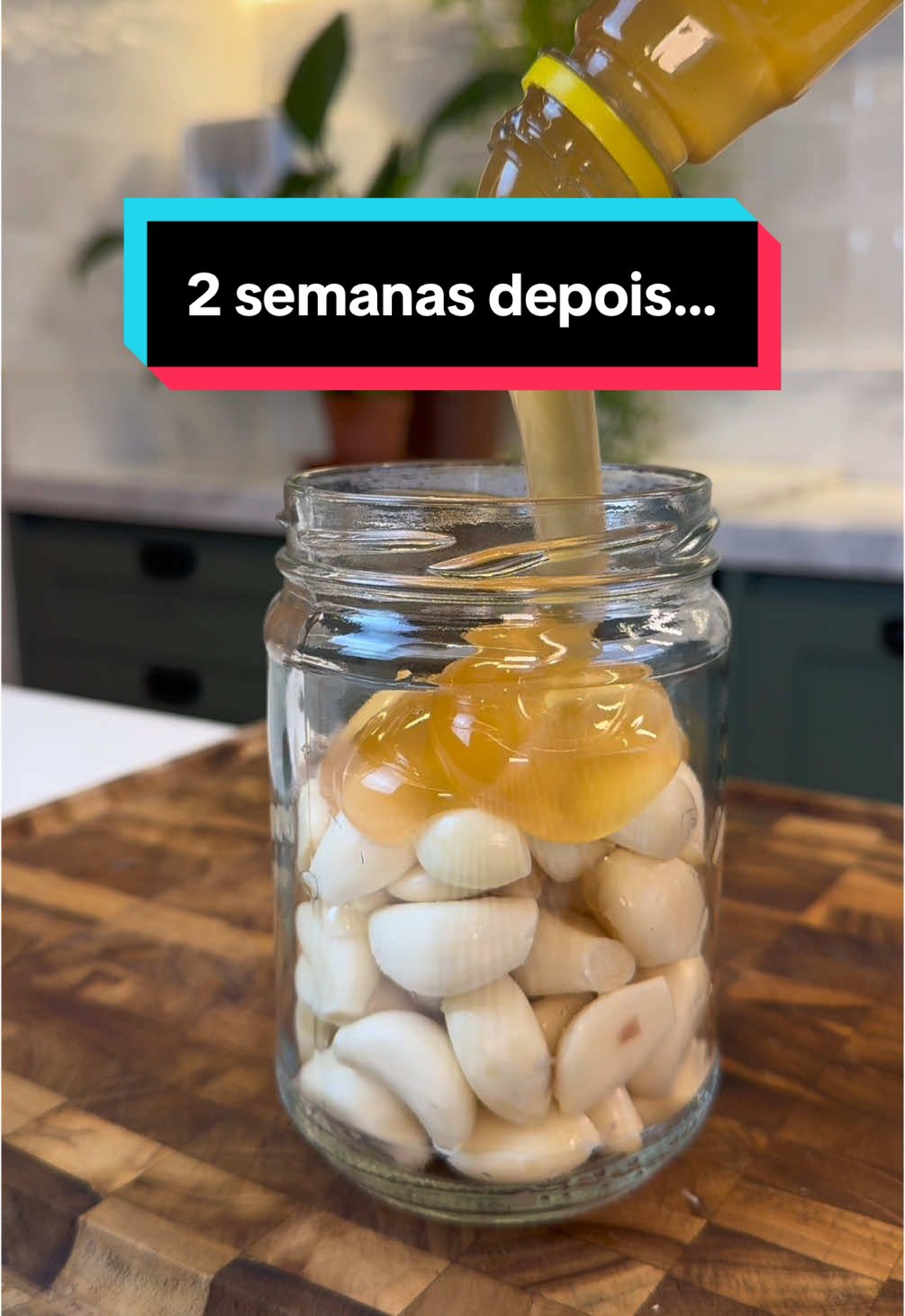 Parte 2 | Alho fermentado no mel  O final foi bom demais 😂😂😂 #receitasfaceis #mel 