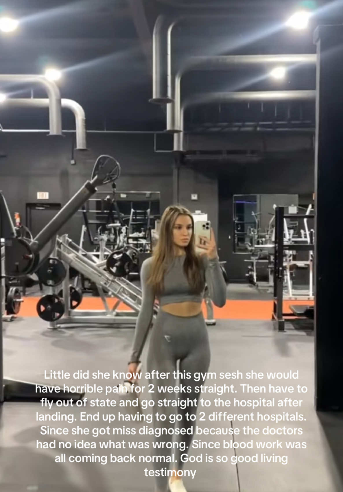 Little did she know… #littledidsheknow #trend #trending #viral #fypシ #lifechanging #gym #hospital #gymrat #Godisgood #livingtestimony 