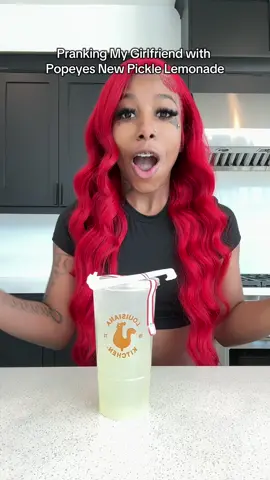 YALLL🤣‼️ WOULD YALL TRY POPEYES NEW PICKLE LEMOMADE 🥒??