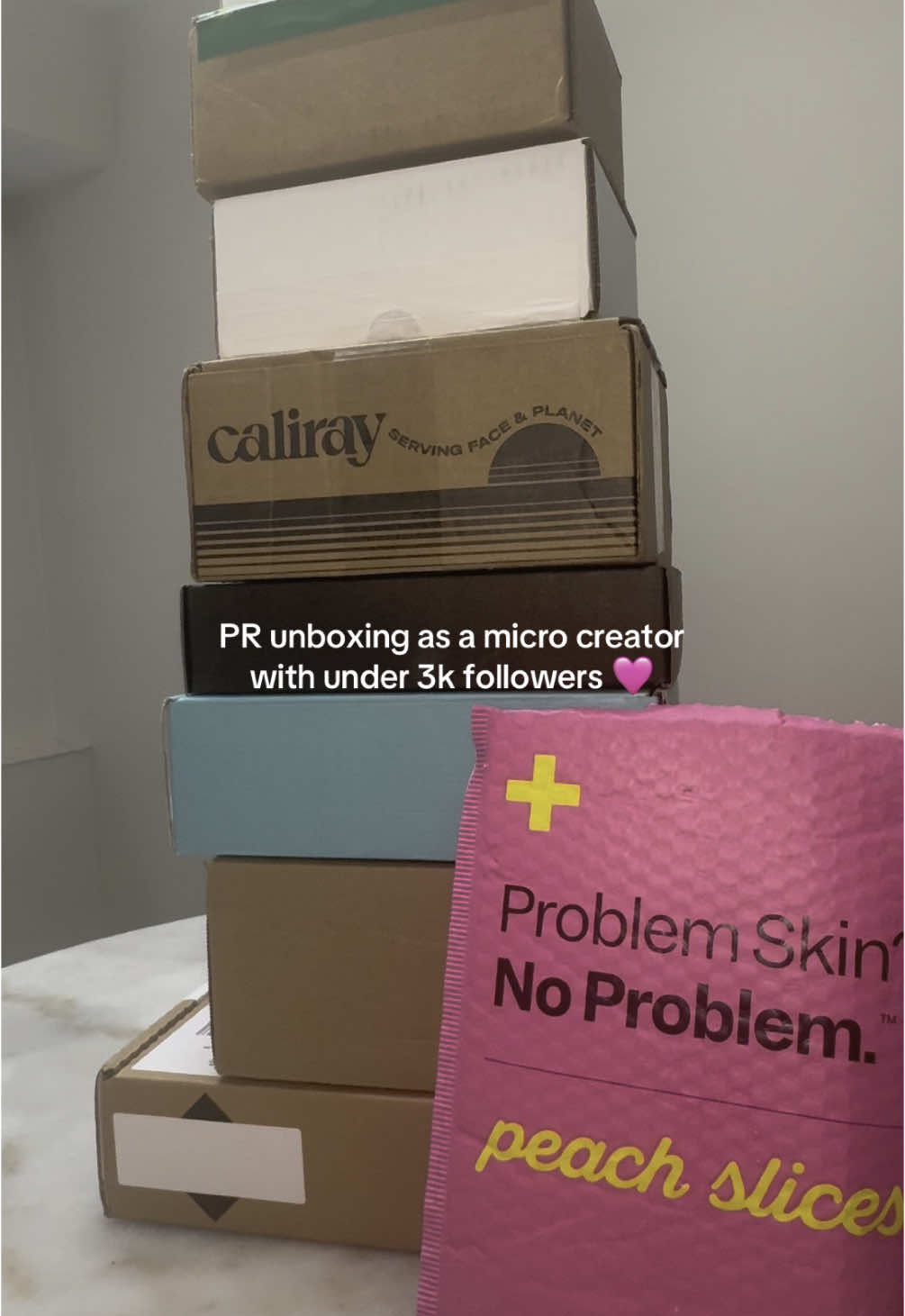Let’s unbox some PR packages together 🩷 #prunboxing #prhaul #microinfluencer #microcreator #smallcreator #teamwork #girlssupportgirls #beautycreator #makeup #skincare #newmakeup #justgirlythings 