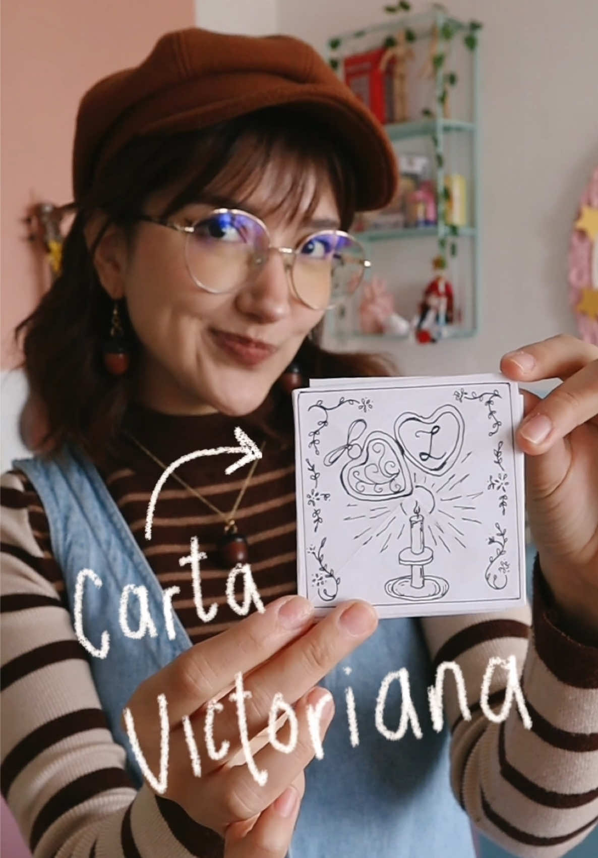 tutorial de carta victoriana  💌 a quién se la harías?  #carta #DIY #tutorial 