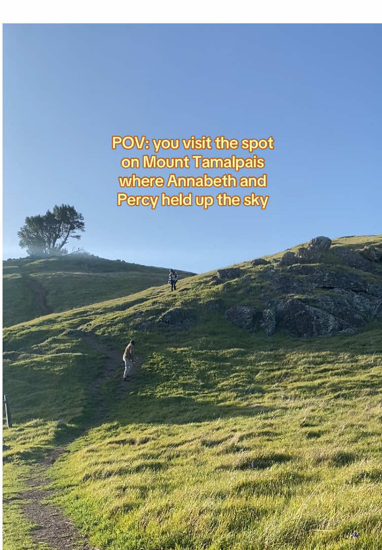 Percy Jackson core at its finest #percyjackson #mounttamalpais #sanfrancisco #booktoker #BookTok #writertok #annabethchase #camphalfblood #thetitanscurse