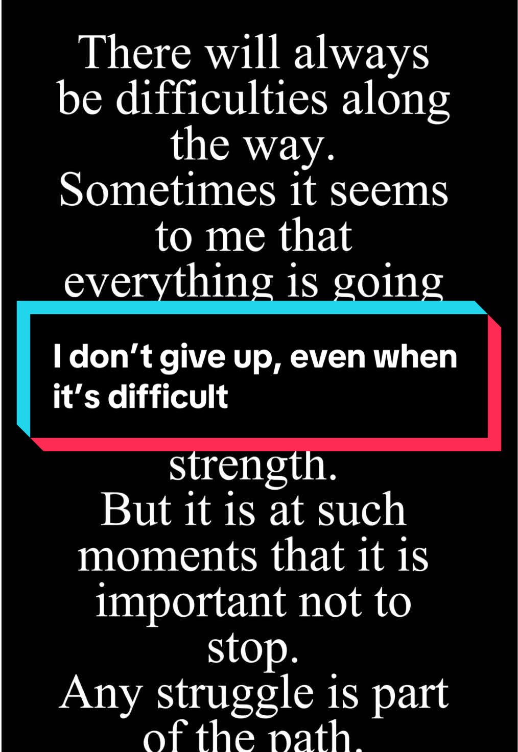 I don’t give up, even when it’s difficult  #teleprompter #practiceenglish #improveyourenglish #improveyourself #motivation 