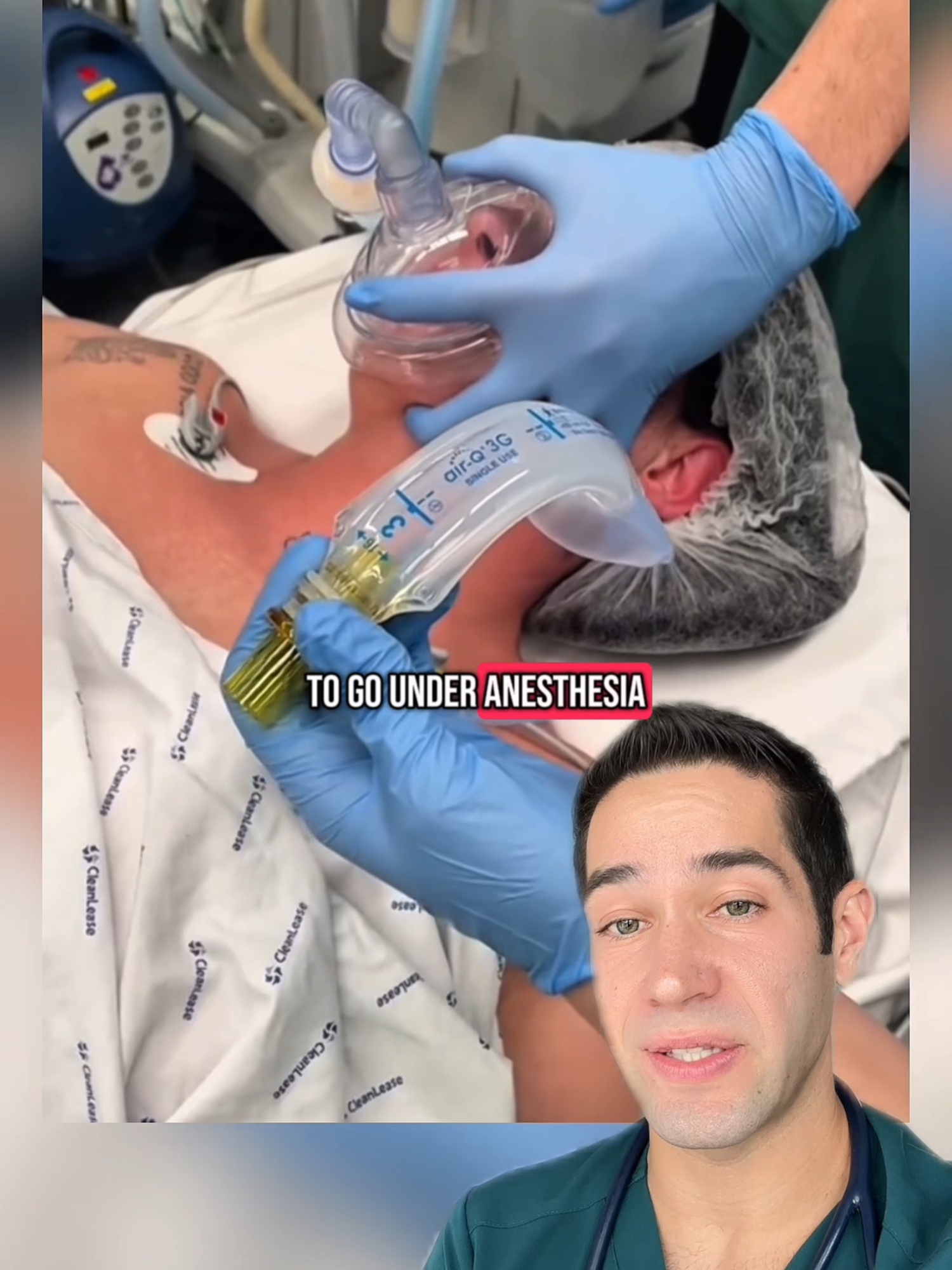 How you breathe under anesthesia! #anesthesia #lma #surgery #doctorexplains