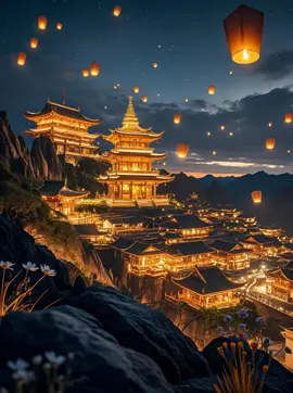 On nights in the ancient town, sky lanterns are more than just lights — they carry on a sense of ceremony. #AIAnimation #4KWallpaper #ChineseStyle #AncientTown #SkyLantern 古い町の夜、天灯はただの灯りじゃなくて、儀式のような特別な意味がある。 #AIアニメーション #超高画質壁紙 #中国風 #古鎮 #天灯