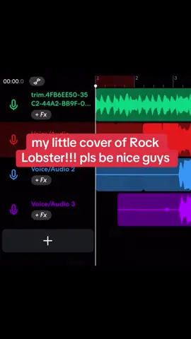 ik my singing voice isn't the best 💔🥺 #rocklobster #singingcover • • #bandlab #remix #yunomiles 