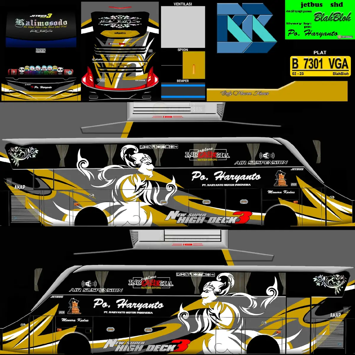 bagi bagi livery shd po Haryanto part 1 
