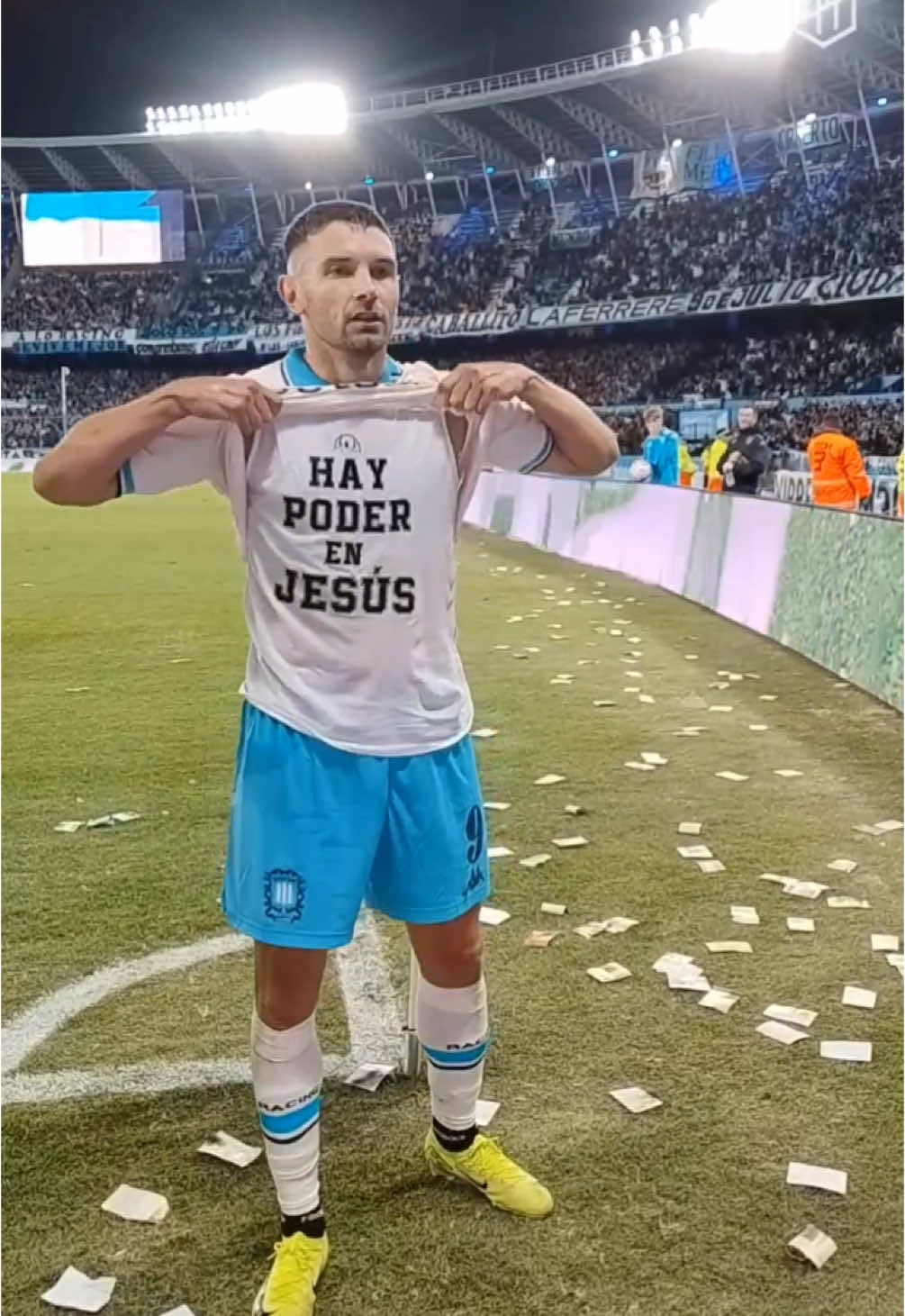 El festejo de Maravilla Martínez en #Racing - Banfield. #TikTokDeportes #FutbolArgentino #Futbol 