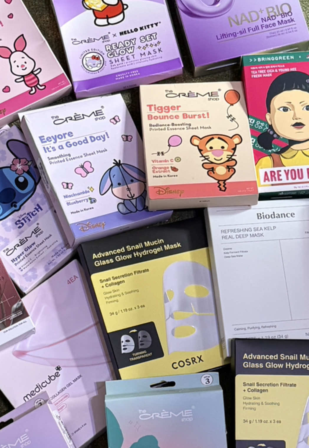 A Little Organization Moment  I am obsessed with face masks and consequently I have boxes and boxes of masks everywhere. Decided to take a minute to organize some of them, but of course I couldn’t fit them all in this one box. 😭 #nyc #nycskincare #koreanskincare #kskincare #skincare #skincareroutine #skincarelover #skincareproduct #facemask #facemasks #sheetmask #sheetmasks #thecremeshop #thecremeshopdisney #cosrx #cosrxfacemask #cosrxmask #cosrxsnailmask #cosrxadvancedsnail #biodance #biodancemask #biodanceseakelpmask #medicube #medicubemask #medicubecollagenmask #mediheal #medihealmask #thecremeshopxhellokitty #bringgreen #bringgreenmask #bringgreensquidgame #numbuzin #numbuzinmask #numbuzinliftingmask #skincareorganization #organizingskincare #organizingskincareproducts #organize #organizewithme #organizationtiktok  @numbuzin @numbuzin Official @Biodance @Biodance Store US @the crème shop @LG beauty US @bringgreen_official @bringgreen @Medicube Global @medicube_us @MEDIHEAL Global @mediheal_official @COSRX Official @COSRX US @COSRX Influencers Official 