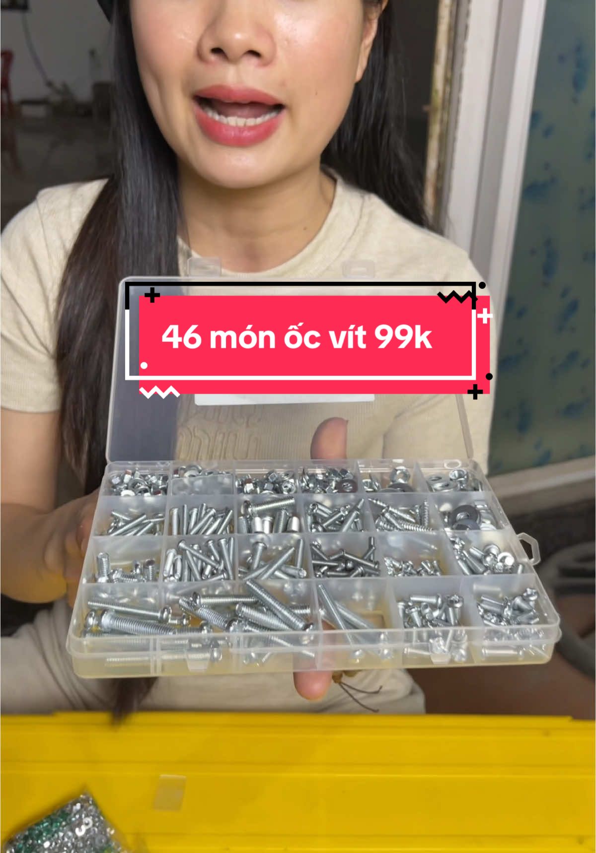 Bộ ốc vít 46 món #thanhmai92 #ocvit #ocvitbulong #boocvit46mon 