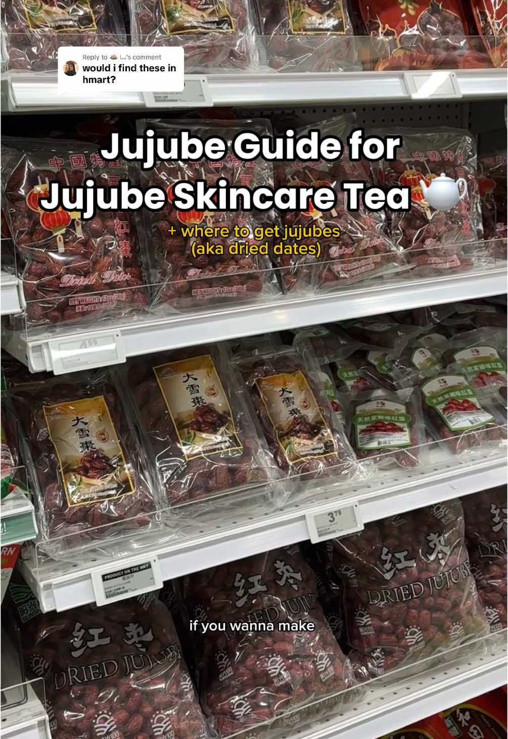 Replying to @🪷 سا lmk if you have any questions!! I have a 4 ingredient jujube tea on my page if you need as well. If you don't have access to a Asian supermmarket amazon also sells dried jujubes I put some on my storefront and everything else I use to make this on my storefront under 