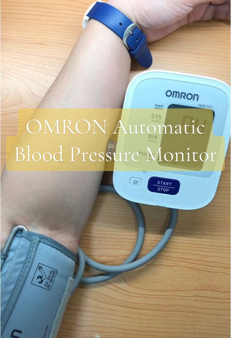 OMRON Automatic Blood Pressure Monitor #bloodpressuremonitor #bp #bloodpressurecheck #behealthy #omron #bloodpressure #omronbpmonitor #fy #fyp #foryou #fypage 