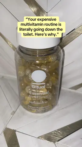 Multivitamin for women 18+@Ritual #ritual #multivitamin #multivitamins #women #vitamins #healthy #skin #ritualvitamins #dailyvitamins #folate #vitamind3 #omega3 #nutritionforwomen #wellness #supplements #bonehealth #hearthealth 