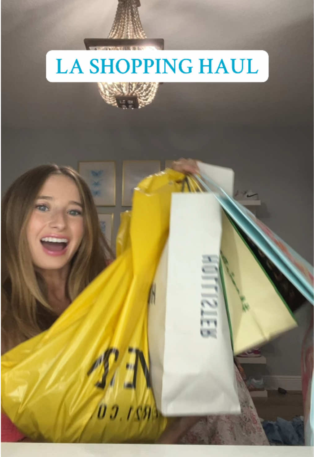 IM SO EXCITED I COULD SCREAM #haul #viral #haultok #shoppinghaul #la #girlsgirl #viralvideo #imjustagirl #losangeles #influencer #girlythings #forthegirls #influencerparty #shopping #hollister @aerie @FOREVER 21 @hollister @Altar’d State @pacsun 