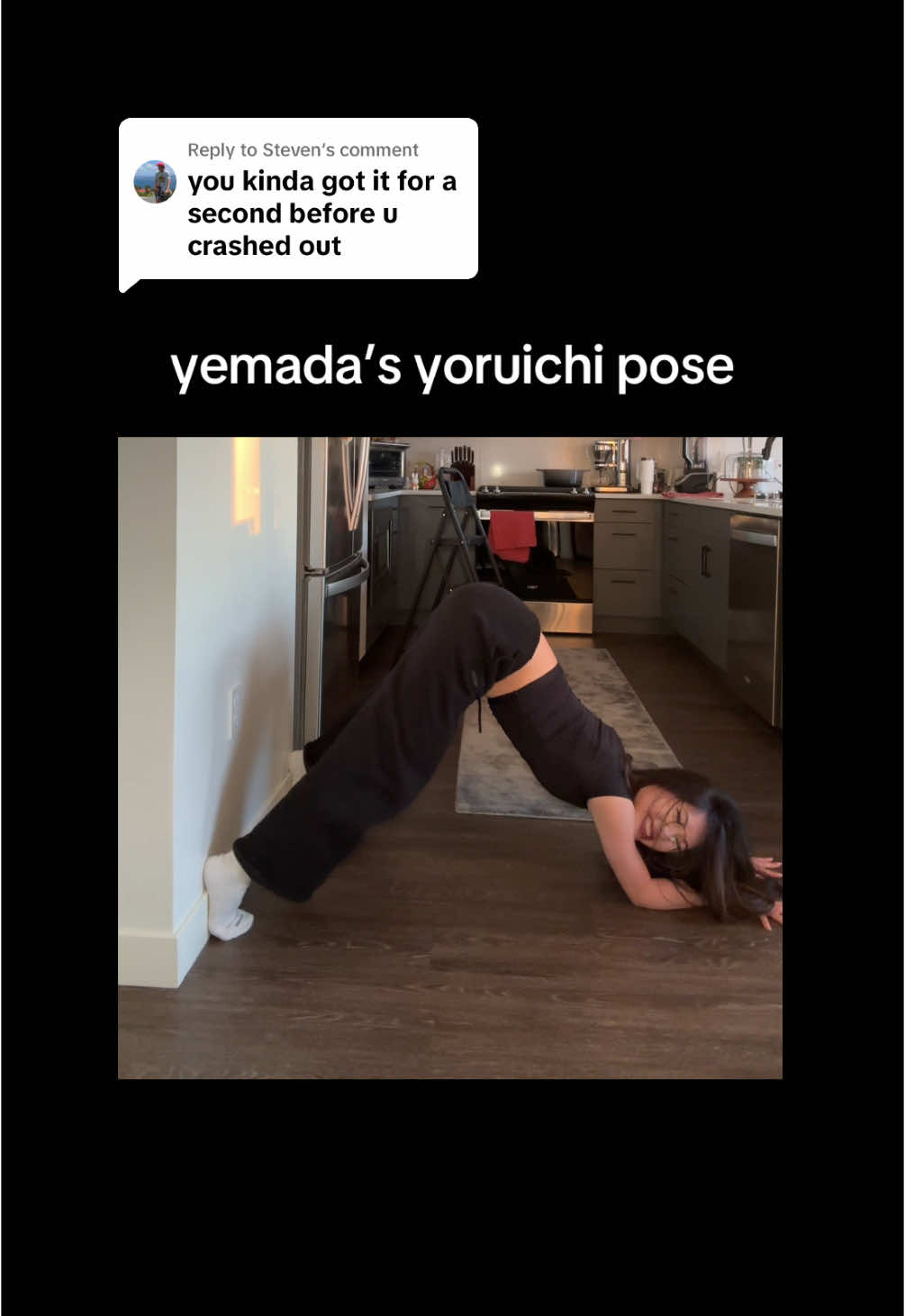 Replying to @Steven i’m fully convinced nobody can do this the way yoruichi can 😀