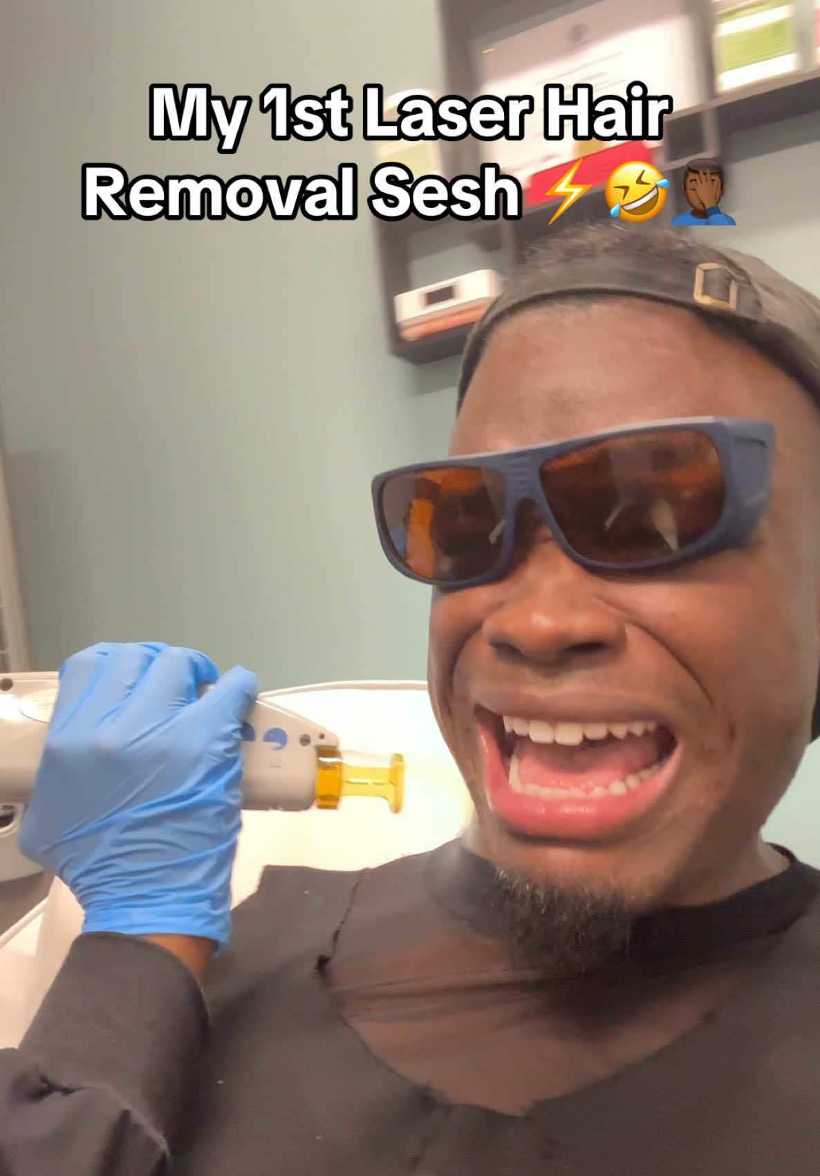 Is this what chicken feels like in the air fryer? 🤣🤣🤣 #inthemixwithtwixt The next phase of my transition is here thanks to my Bougie Bestie @Miriam J & @Kre8tive Wax and Facial Bar but baby…. Beauty is truly pain ‘cause baby this sheet right here ain’t for the weak 😫🖕🏾🤣🤣🤣 #olivertwixt #laserhairremoval #laser #spa